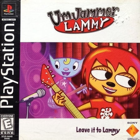 Restored Um Jammer Lammy (Sony PlayStation 1, 1999) Music Game (Refurbished)