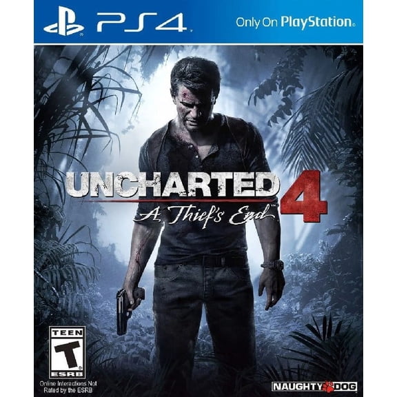 Restored Uncharted 4: A Thief's End (Sony PlayStation 4, 2016), Physical, PlayStation 4, Action & Adventure, Parental Controls, Video Game