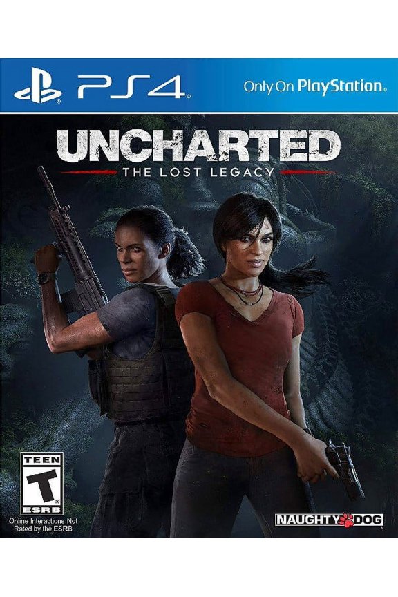 Restored Uncharted: The Lost Legacy, Physical/PlayStation 4, Shooter Game, Action, Multiplayer, Adventure, Third-Person, Parental Controls