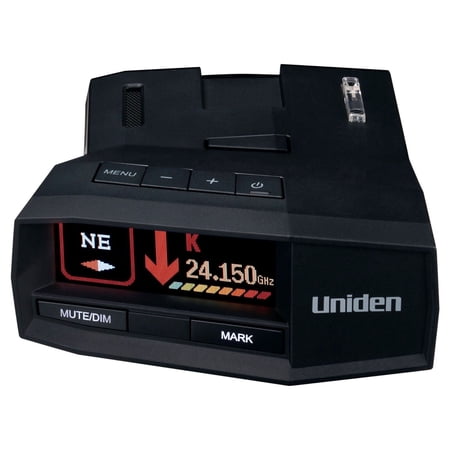 Restored Uniden R8 Radar/Laser Detector Long Range with Built-In GPS, Directional Arrows (Refurbished)