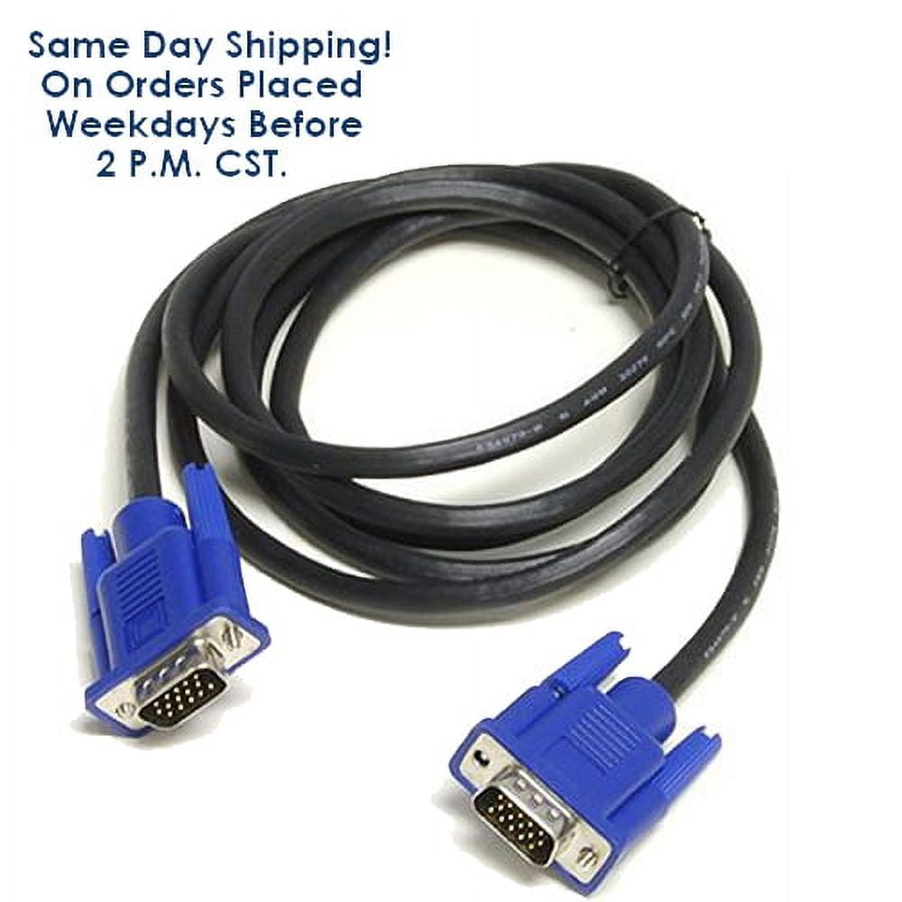 Restored Universal Desktop Computer VGA Cable 5 FT