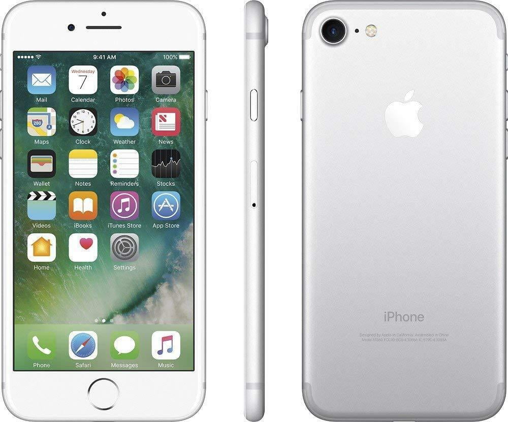 Apple - iPhone７　256GB シルバー Restored-Unlocked-Smartphone-
