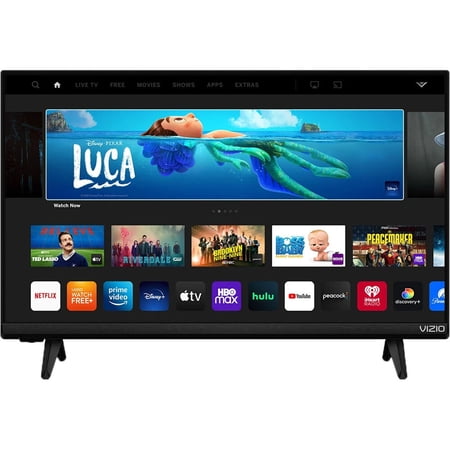 Restored VIZIO 24" Class D-Series FHD LED Smart TV for Gaming and Streaming, Bluetooth Headphone Capable (Online Only) D24fM-K01 (Refurbished)