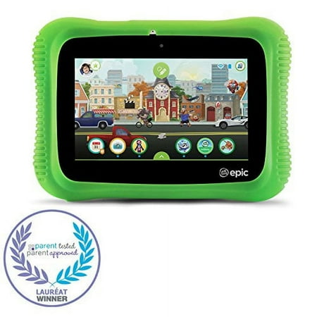 Restored VTech 80-602200 Epic Academy Edition Learning Tablet - Green (Refurbished)