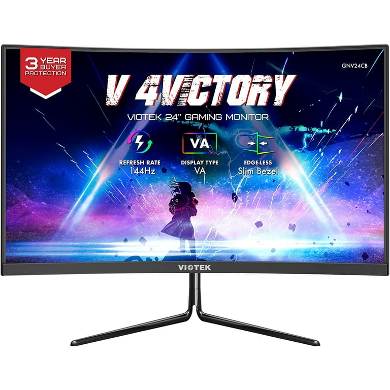 Viotek 24 Inch Monitor 144hz Curved Restored Viotek 24 Inch 144hz - Main Image