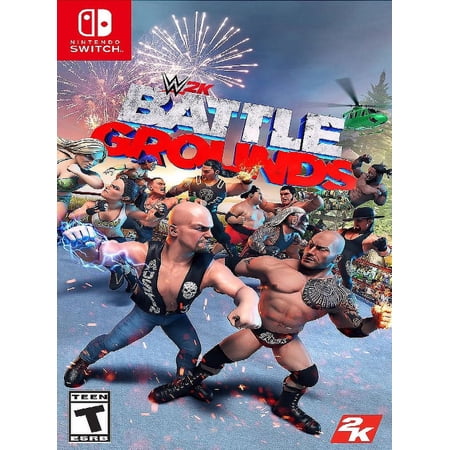 Restored W2K Games Battlegrounds (Nintendo Switch, 2020) Wrestling Game (Refurbished)