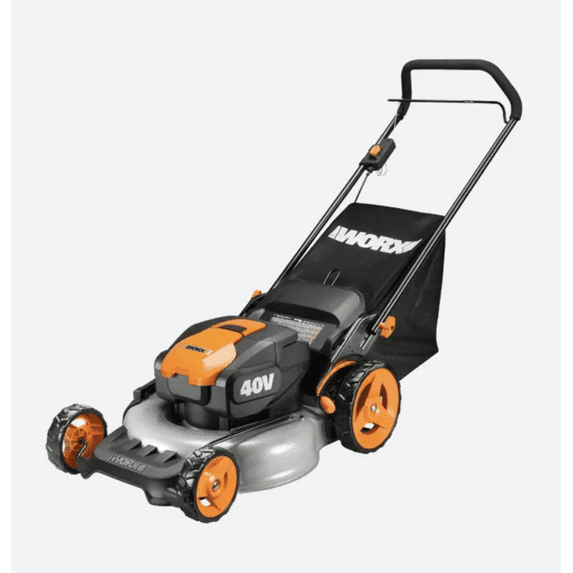 Restored WORX WG751 40V 19'' Cordless Lawn Mower Batteries & Charger Included (Refurbished)