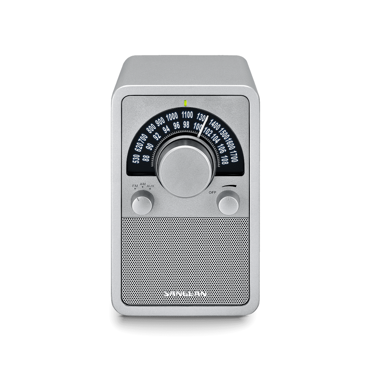 Restored WR15SR AM/FM TAable Top Wooden Radio Silver Piano Finish (Refurbished)