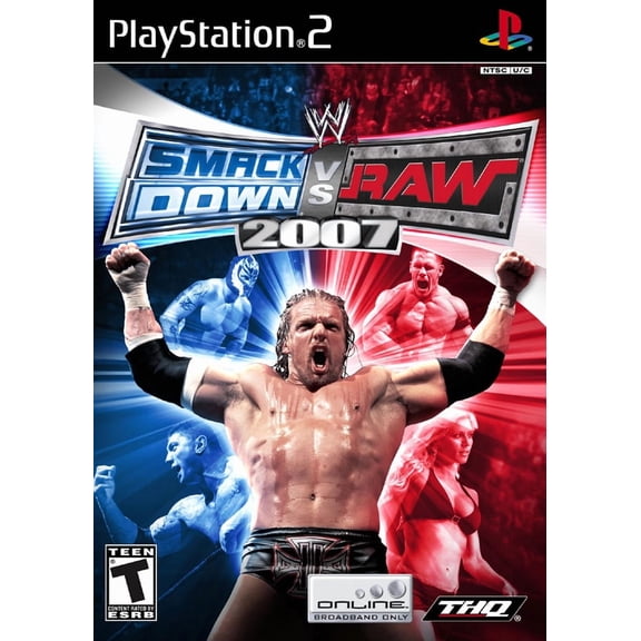 Restored WWE Smackdown Vs Raw 2007 | PlayStation 2 (Refurbished)