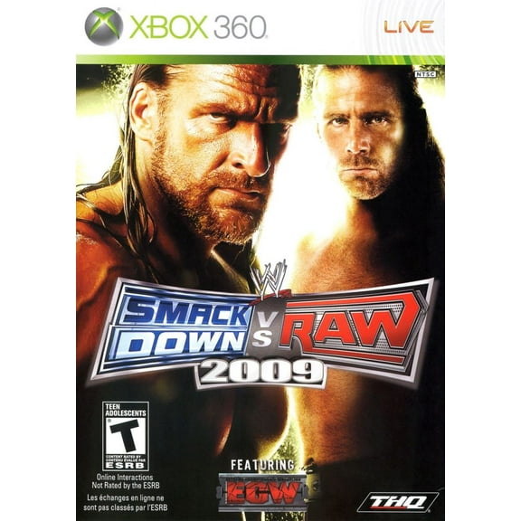 Restored WWE Smackdown Vs Raw 2009 | Xbox 360 (Refurbished)