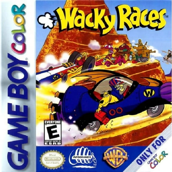 Restored Wacky Races (Nintendo GameBoy Color, 2000) Racing Game (Refurbished)