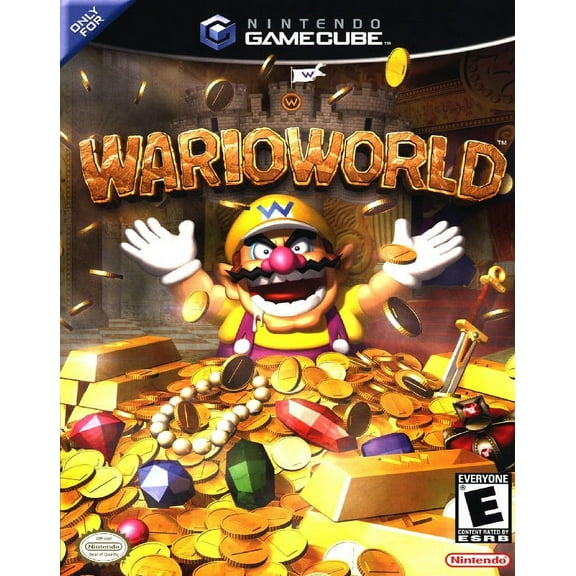 Restored Wario World (Nintendo GameCube, 2003) Fighting Game (Refurbished)