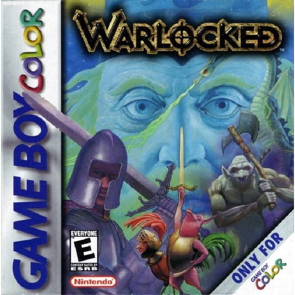 Restored Warlocked (Nintendo GameBoy Color, 2000) GBC RPG Game (Refurbished)