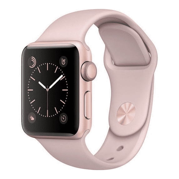 Restored Watch Series 2 38mm Apple Rose Gold Aluminum Case Pink Sand Sport Band MNNY2LL/A (Refurbished)
