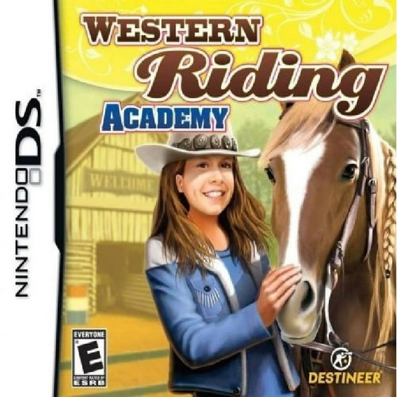 Restored Western Riding Academy (Nintendo DS, 2010) Horse Game (Refurbished)