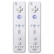 Wii Classic Remote - Wireless Bluetooth Game Controller, White 2 Pack