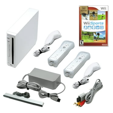 Restored Wii Console White - Two Voomwa Remotes - Wii Sports (Refurbished)