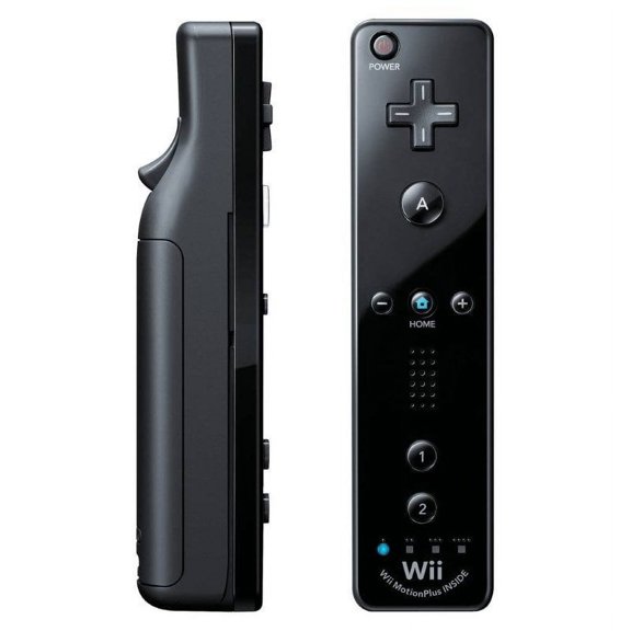 Restored Wii Remote Plus Black - Nintendo Wii (Refurbished)