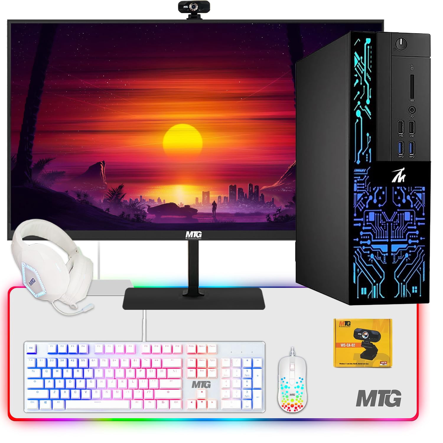 Restored TechMagnet Computer Desktop PC,Intel Core i5-6500,Siwa 6