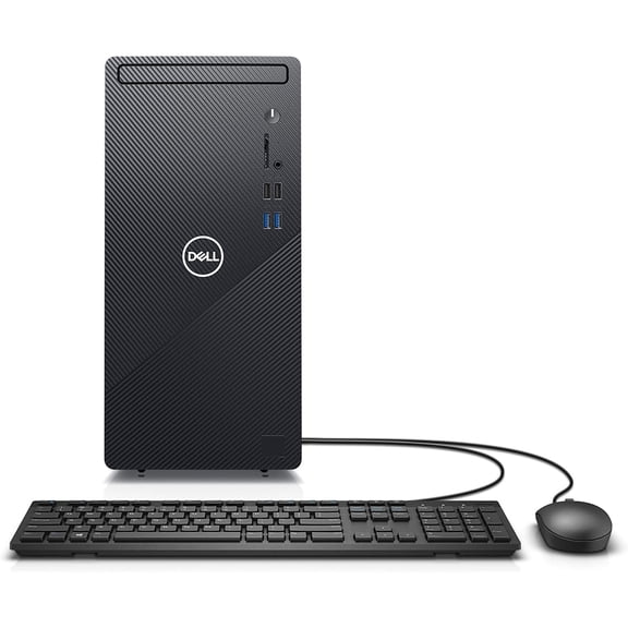 Restored Windows 11 Desktop Computer Dell 3880 Tower | Hexa Core i5-10400 CPU | 16GB RAM | 512GB SSD | Home or Office PC (Refurbished)
