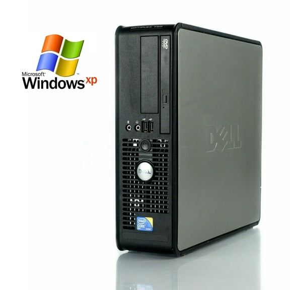 Restored Windows XP Dell Computer OptiPlex 760 SFF 500GB 4GB RAM SP3 32Bit Desktop PC (Refurbished)