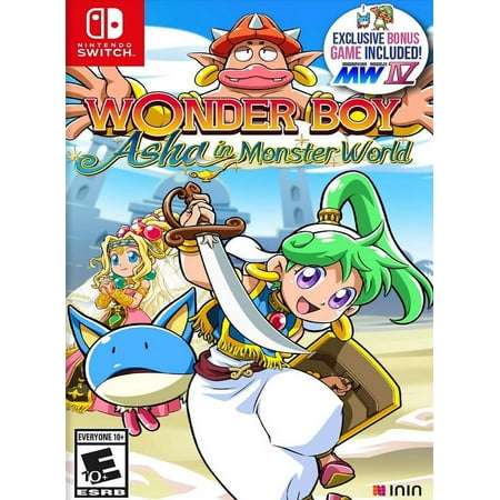 Restored Wonder Boy - Asha in Monster World (Nintendo Switch, 2021) Fighting Game (Refurbished)