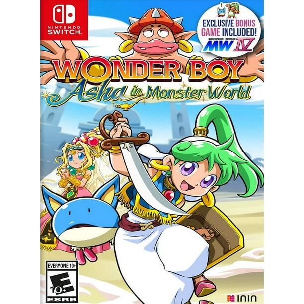 Restored Wonder Boy Asha in Monster World (Nintendo Switch, 2021) Fighting Game (Refurbished