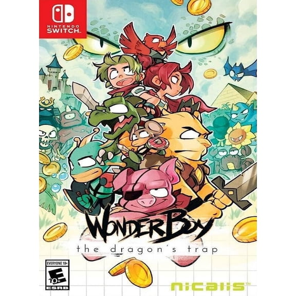 Restored Wonder Boy: The Dragon's Trap (Nintendo Switch, 2017) (Refurbished)