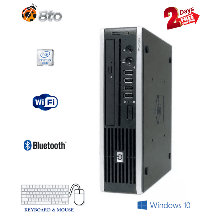 Restored Work from home Ultra Slim HP 8200 Desktop USFF Mini