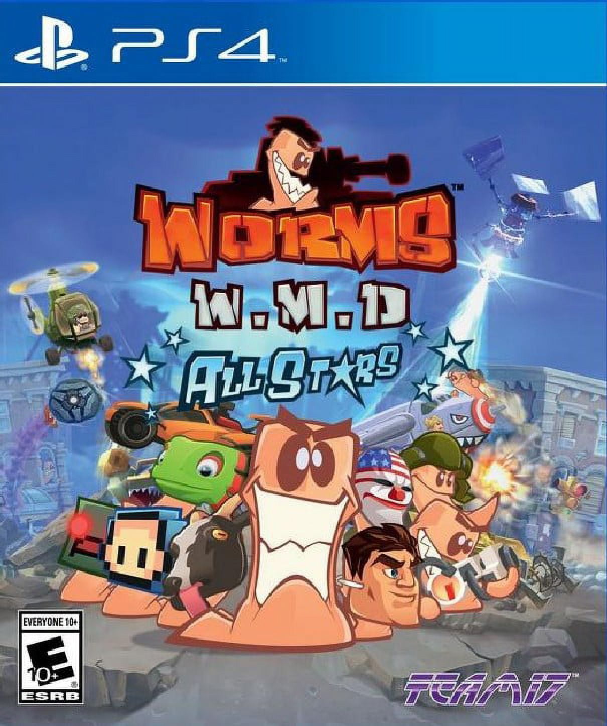 Restored Worms WMD All Star (Sony PlayStation 4, 2016) Video Game (Refurbished)