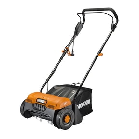 Restored Worx WG850 12 AMP 14" Walk Behind Electric Dethatcher (Refurbished)