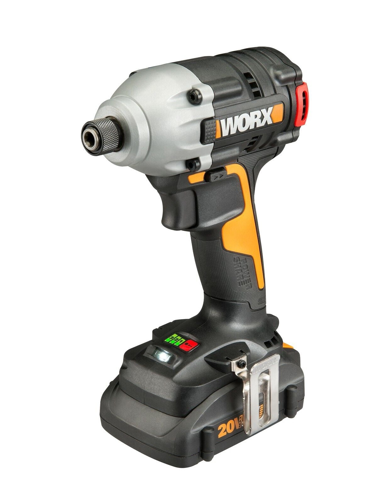 Restored Worx WX261L 20V Power Share Brushless Impact Driver (Refurbished)