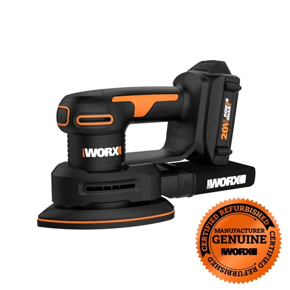 "Restored" Worx WX822L 20V Power Share Cordless Detail Sander "(Refurbished)"