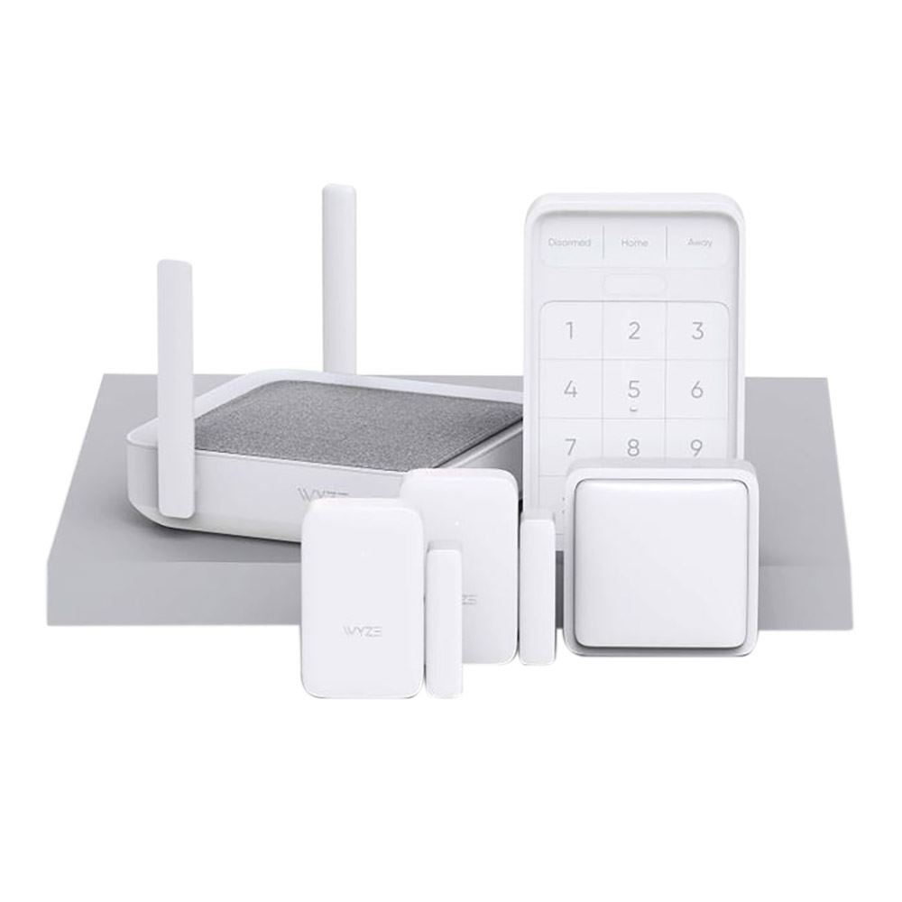 Restored Wyze Wireless Home Security Sensor Kit w/ Hub, Keypad, Motion ...