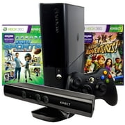 Restored Microsoft Xbox 360 E Xbox 360 E Video Game Console Kinect sensor, 4GB storage,Wireless Microsoft Brand 360 Controller, Black 1 Count 1 Pack