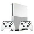 thumbnail image 1 of Restored Xbox One S 1TB Video Game Console with Two Wireless Controllers, White, 1 of 6