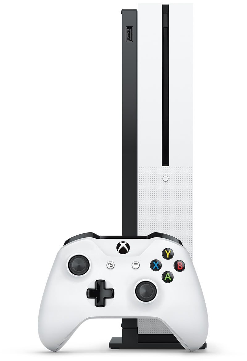Restored Xbox One S 1TB Console , White (Refurbished) 