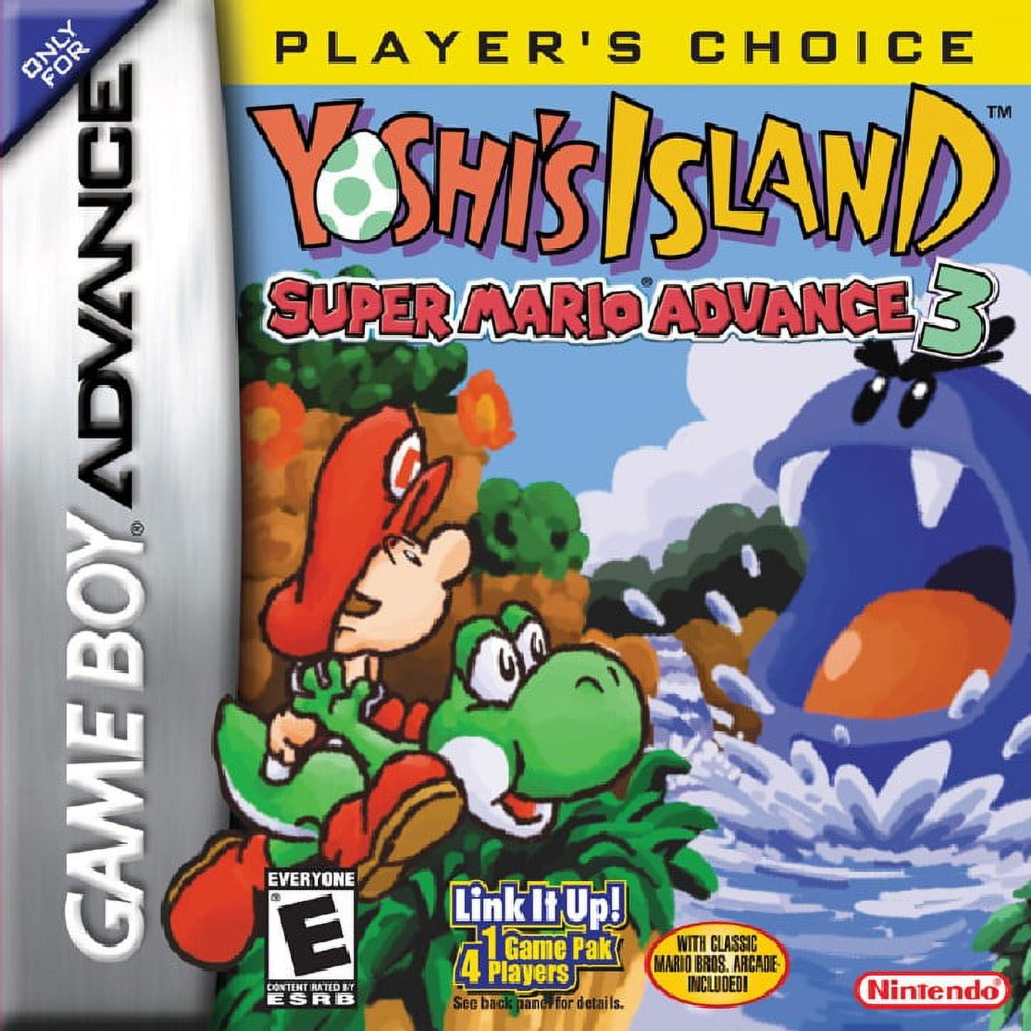 Restored Yoshi's Island: Super Mario Advance (Nintendo GameBoy - Main Image