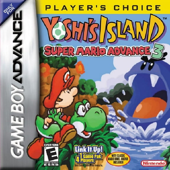 Restored Yoshi's Island: Super Mario Advance 3 (Nintendo GameBoy Advance, 2002) Adventure Game (Refurbished)