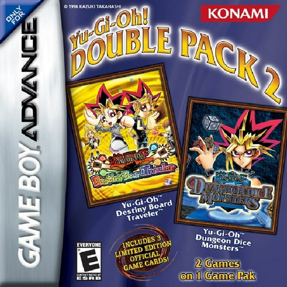 Restored Yu-Gi-Oh! Double Pack 2 : Destiny Board Traveler & Dungeon Dice Monsters (Nintendo GameBoy Advance, 2006) Card Game (Refurbished)