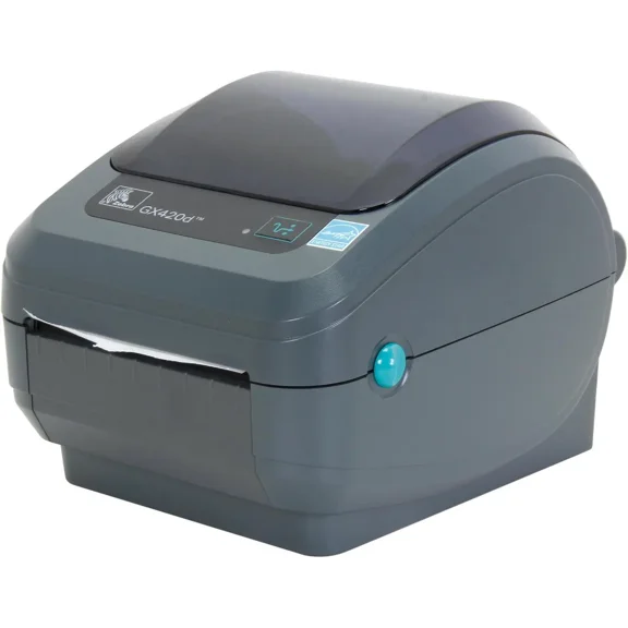 Restored Zebra GX420d Direct Thermal Label Printer – 203 dpi, USB & Ethernet, Desktop Shipping Barcode Printer P/N: GX42-202810-050 (Refurbished)
