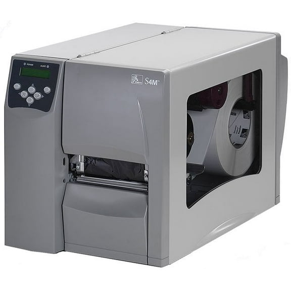 Restored Zebra S4M Thermal Transfer Barcode Label Printer, 203 DPI, 6 IPS, USB/Serial/Parallel Interfaces – S4M00-2001-0100D (Refurbished)