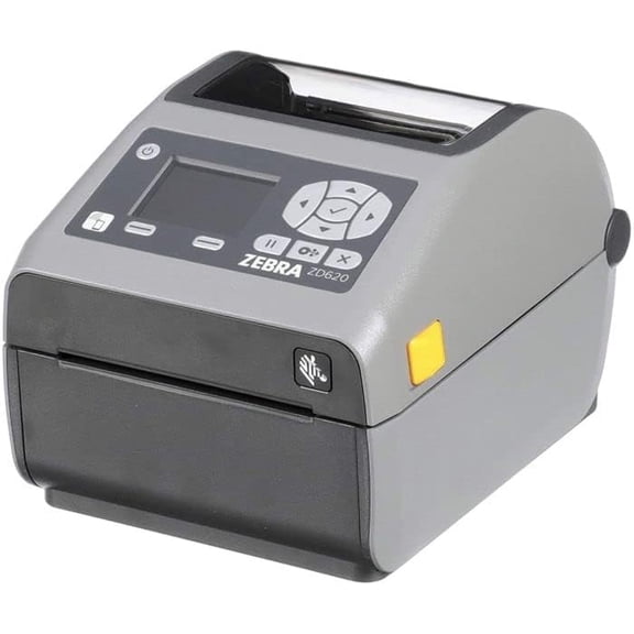 Restored Zebra ZD620d Direct Thermal Desktop Label Printer – 203 dpi, 4-inch Print Width, USB, Serial, Ethernet – ZD62042-D01F00EZ (Refurbished)