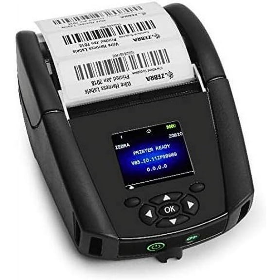 Restored Zebra ZQ620 Mobile Direct Thermal Printer, 3 Inch Print Width, WiFi + Bluetooth, Charger Included (Refurbished)