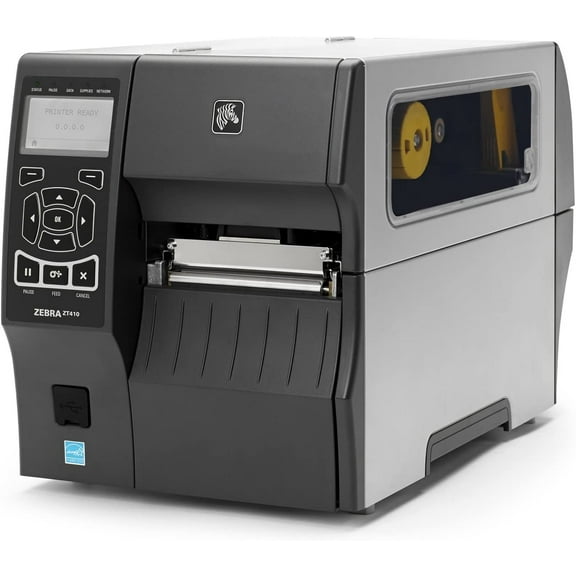 Restored Zebra ZT410 Industrial Barcode Label Printer – 203 DPI, Thermal Transfer with USB, Bluetooth, Ethernet, Serial Connectivity Technology - ZT41042-T01A000Z (Refurbished)
