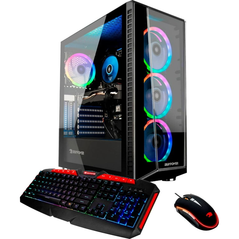 Restored iBuyPower G259a660 i5-11400F 2.6GHz NVIDIA GeForce GT 730 2GB 8GB Ram 500GB SSD Win 11 Home Black (Refurbished)