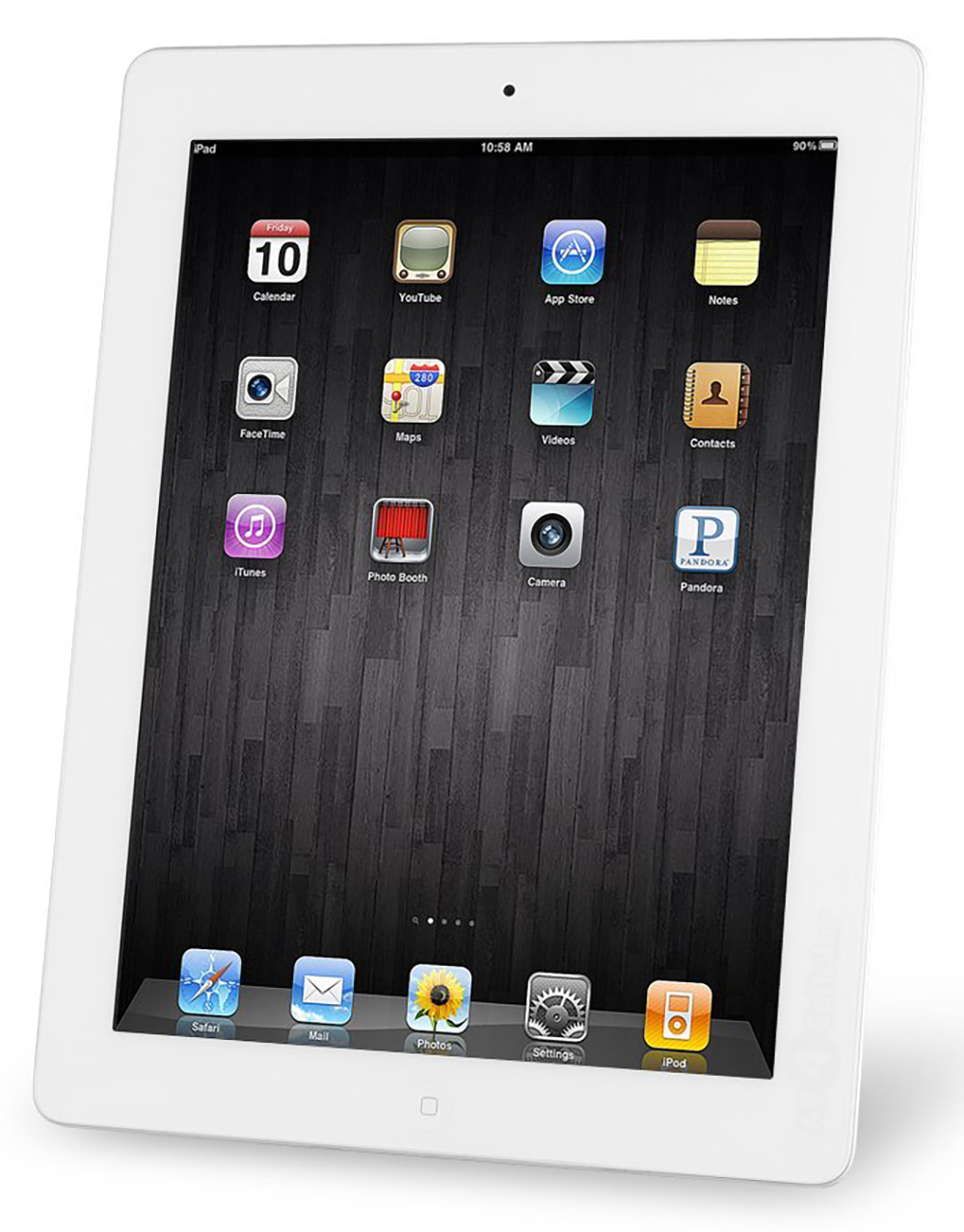 Restored iPad 4 Wifi White 16GB (MD513LL/A)(Late-2012) (Refurbished) - image 1 of 5