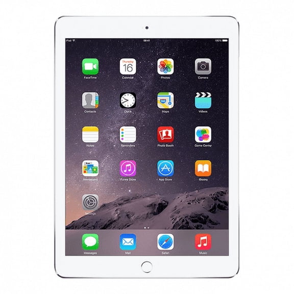 Restored iPad Air 2 Wifi Silver 16GB WiFi + Cellular (MH2V2LL/A)(2014) (Refurbished)