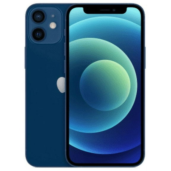 Restored iPhone 12 Mini Unlocked (CDMA + GSM) 128GB Blue (Refurbished)