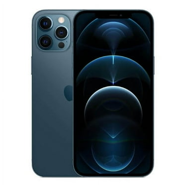 Restored Apple iPhone 12 Pro Max - T-Mobile - 128 GB Pacific Blue (Refurbished)